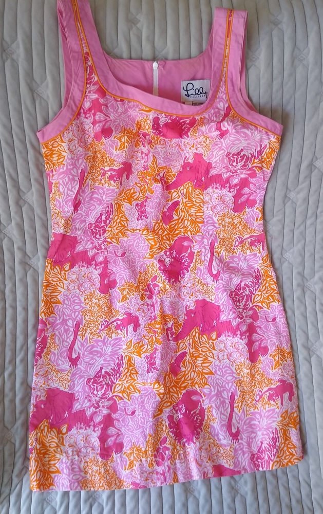 Lilly Pulitzer poppy pink  party animal dress